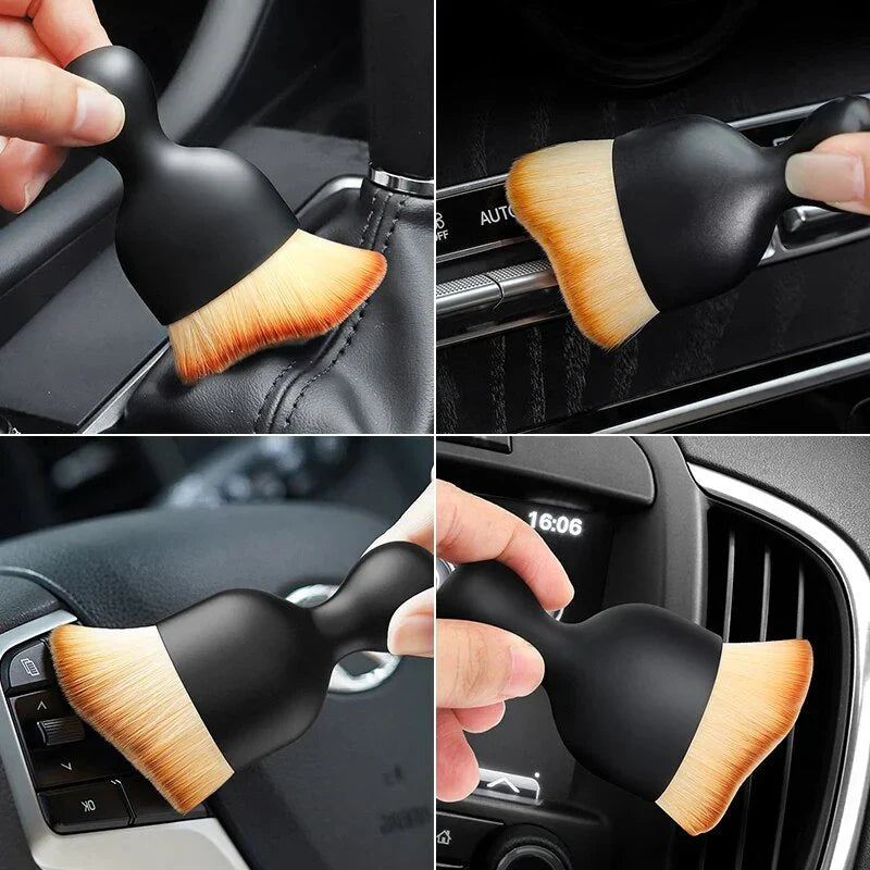 Mini Escova de Limpeza para Interior Automotivo - AutoBrush