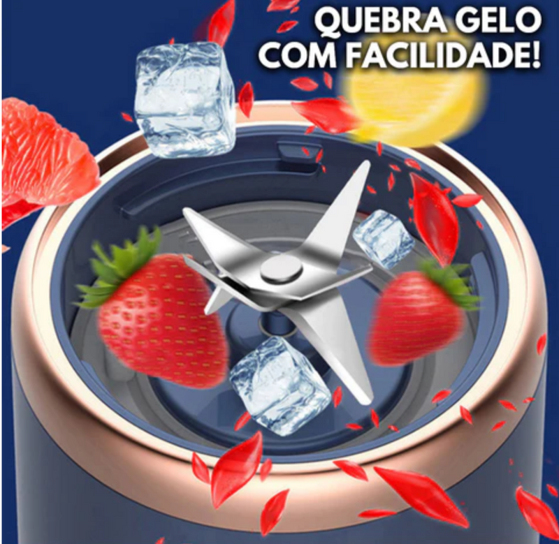 Mini liquidificador e Mixer portátil